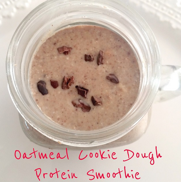 Oatmeal Cookie Dough Protein Smoothie